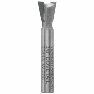 Vermont American 3/8" D X 3/8" X 1-3/4" L Carbide Tipped Dovetail Router Bit - Image 2