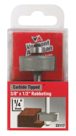 Vermont American 1-1/4" D X 3/8" X 2-1/8" L Carbide Tipped Rabbeting Router Bit - Image 2