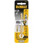 DeWalt Impact Ready 1/4 in. X 3-13/64 in. L Drill Bit Quick-Change Hex Shank