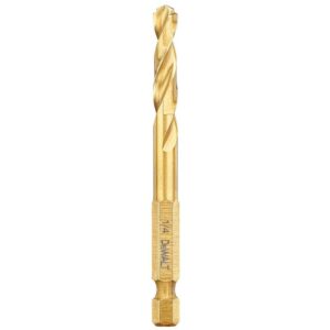 DeWalt Impact Ready 1/4 in. X 3-13/64 in. L Drill Bit Quick-Change Hex Shank - Image 2