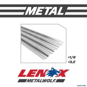 LENOX METALWOLF 6 in. Bi-Metal WAVE EDGE Reciprocating Saw Blade 24 TPI 5 pk - Image 4