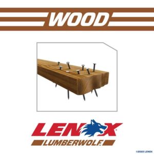 LENOX LUMBERWOLF 12 in. Bi-Metal Reciprocating Saw Blade 6 TPI 5 pk - Image 4