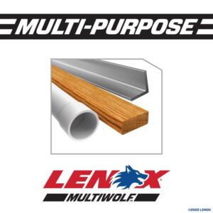 LENOX MULTIWOLF 8 in. Bi-Metal WAVE EDGE Reciprocating Saw Blade 10 TPI - Image 4