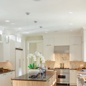 Globe Electric Ultra Slim Frost White 6 in. W Metal LED Canless Recessed Downlight 12 W - Image 5