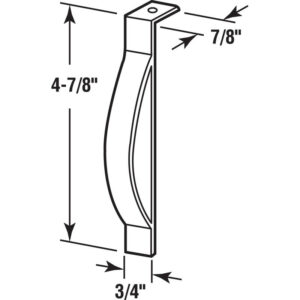 Prime-Line Silver Steel Window Sash Spring 3/4 in. W X 4-7/8 in. L 2 pk - Image 2