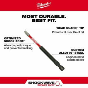 Milwaukee Shockwave Torx T25 X 3-1/2 in. L Impact Power Bit Steel - Image 4