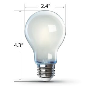 Feit A19 E26 (Medium) LED Bulb Soft White 75 Watt Equivalence 2 pk - Image 3