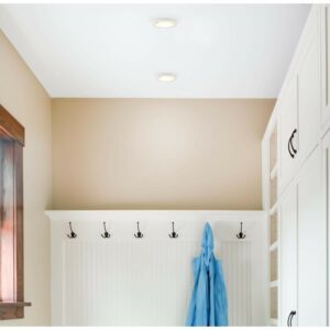 Westinghouse 1" H X 5.75" W X 5.75" L Frost White LED Ceiling Light Fixture - Image 4