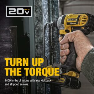 DEWALT 20V MAX Impact Driver Kit, 1/4-Inch, Battery and Charger Included (DCF885C1) - Image 5