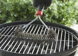 Weber 12" Three-Sided Grill Brush 6277 - Image 4
