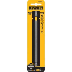 DeWalt Max Fit Torx T25 X 6 in. L Power Bit S2 Tool Steel
