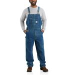 Carhartt Loose Fit Denim Bib Overalls – 104672 – Dark Stone