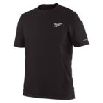 Milwaukee Workskin Short Sleeve Crew Black Lightweight Performance Tee Shirt 2XL