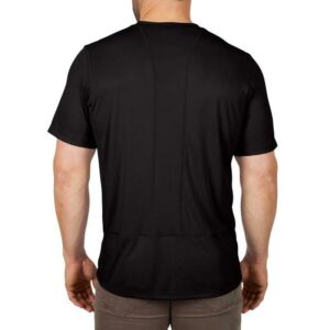 Milwaukee Workskin Short Sleeve Crew Black Lightweight Performance Tee Shirt XL - Image 3