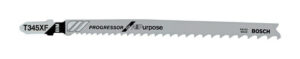 Bosch 5-1/4 in. Bi-Metal T-Shank Jig Saw Blade 10 TPI 3 pk T345XF3