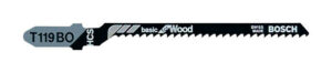Bosch 3-1/4 in. Carbon Steel T-Shank Jig Saw Blade 12 TPI 5 pk T119BO