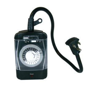Prime Outdoor Mechanical Timer 125 V Black - Image 2