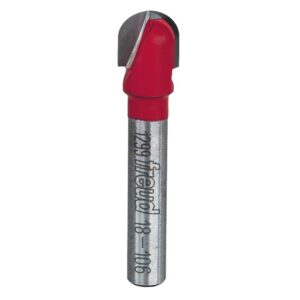 Freud 3/8 in. D X 3/16 in. X 1-13/16 in. L Carbide Round Nose Router Bit - Image 2
