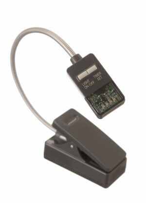 LIGHT IT! Fulcrum 20022-104 Multiflex EcoReader Book Light Plus w/Timer Charcoal