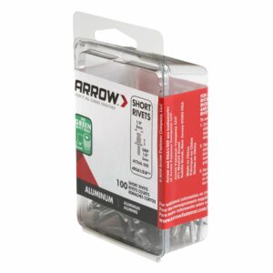 Arrow 1/8 in. D X 1/8 in. Aluminum Short Rivets Silver 100 pk - Image 2