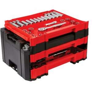 CRAFTSMAN Versastack Mechanics Tool Set 1/4 in 3/8 in & 1/2 in Drive 230 Piece - Image 6