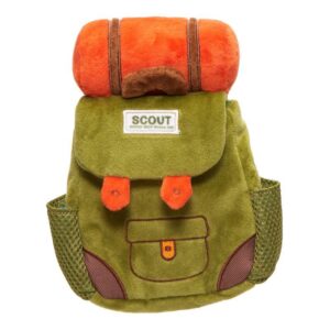 Bark Multicolored Plush Rucksack Dog Toy