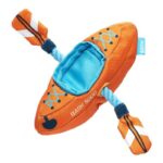 Bark Multicolored Plush Off-Track Kayak Dog Toy