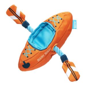 Bark Multicolored Plush Off-Track Kayak Dog Toy