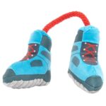 Bark Multicolored Plush Appalachian Tail Boots Dog Toy
