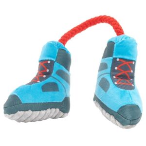 Bark Multicolored Plush Appalachian Tail Boots Dog Toy