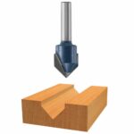 Bosch 90 x 9/16 In. Carbide Tipped V-Groove Bit 85219M