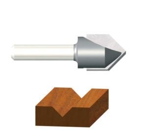 Vermont American 1/2 in. D X 7/16 in. X 1-25/32 in. L Carbide Tipped V-Groove Router Bit - Image 2