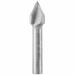 Vermont American 1/2 in. D X 7/16 in. X 1-25/32 in. L Carbide Tipped V-Groove Router Bit