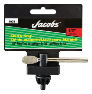Jacobs 1/2 in. X 1/4 in. K32 Chuck Key T-Handle Steel