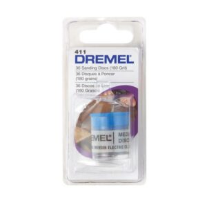 Dremel 1 in. Emery Center Mount Sanding Disc 180 Grit Coarse 36 pk - Image 2