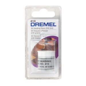 Dremel 1 in. Emery Center Mount Sanding Disc 240 Grit Fine 36 pk - Image 2