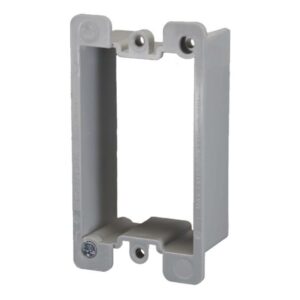 Cantex EZ Box Old Work Rectangle PVC 1 gang Box Extenders Gray