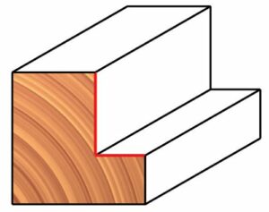 Freud 32-100: 1-1/4" (dia.) Rabbeting Bit with 1/4" shank, 1/2" shank length - Image 2