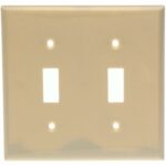 EATON Wiring Double Gang Nylon Switch Wall Plate