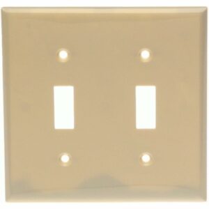 EATON Wiring Double Gang Nylon Switch Wall Plate