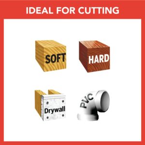 Dremel Multi-Max 1.25 in. High Carbon Steel Wood Flush Cut Blade MM480 - Image 5