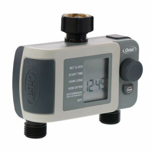 Orbit 24621 2-Outlet Hose Faucet Timer, Gray - Image 2