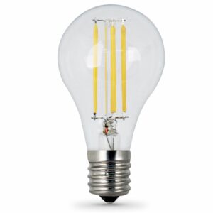 Feit Electric BPA1540N/827/LED/2 Decorative Clear Glass Filament LED Dimmable 40W Equivalent Classic A15 Light Bulb (Pack of 2), Soft White - Image 2