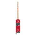 Wooster Brush Company 5224 2 Tip Thin Angle Sash, 1-1/2-Inch, 1.5 Inch, White,Silver