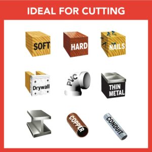 Dremel Multi-Max 1-1/4 in. Bi-Metal Wood and Metal Flush Cut Blade MM482 - Image 5