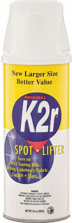 K2R No Scent Spot Treatment Stain Remover 10 oz Spray, Case of 6