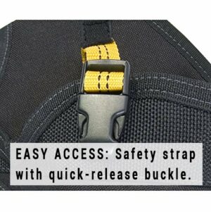 CLC 1 pocket Polyester Fabric Drill Holster 6 in. L X 11 in. H Black - Image 4