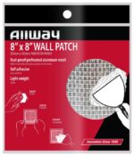 Allway 8 in. L X 8 in. W Fiberglass White Self Adhesive Drywall Mesh Patch (Case of 10)