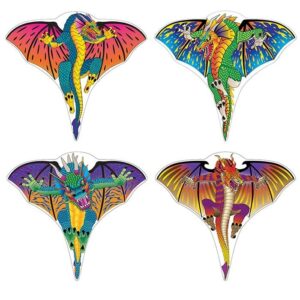X Kites Dragon Kites Polyester Assorted (24-Pack)