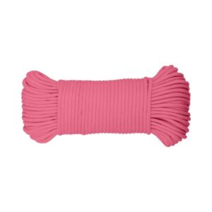 Koch 5/32 in. D X 100 ft. L Pink Diamond Braided Paracord Rope